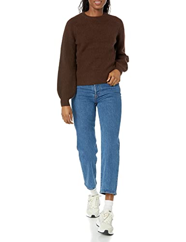 Image of Amazon Essentials Women's Ribbed Long Sleeve Crewneck Sweater