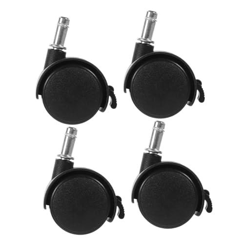 Roues pivotantes silencieuses en nylon lot de 4 robustes