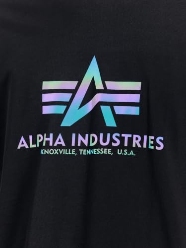 Alpha Industries Basic T Rainbow Ref. T-Shirt für Herren Black – Ansicht 6