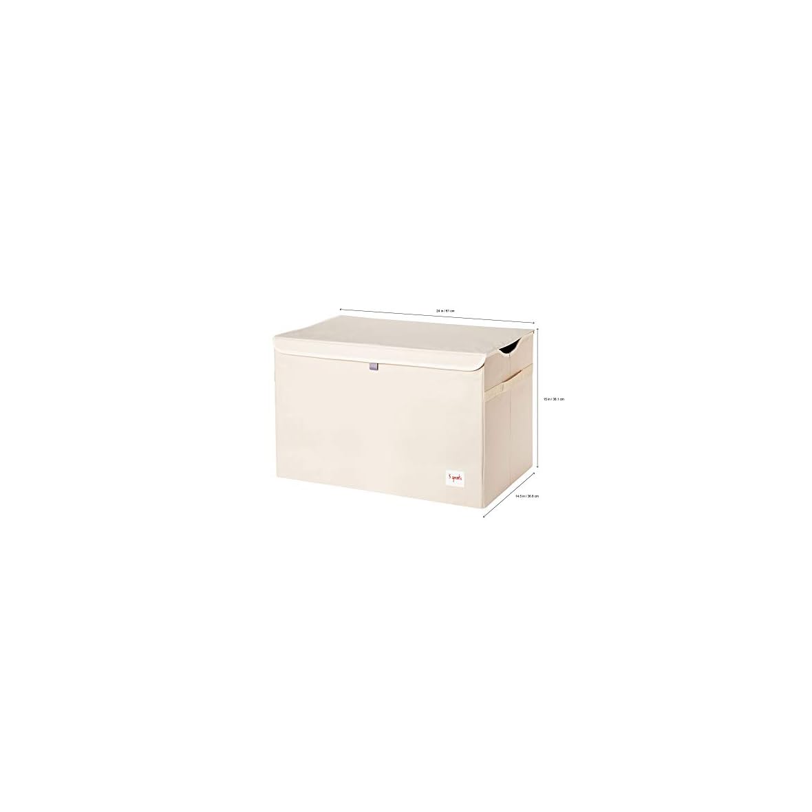 3-Sprouts-Kids-Toy-Chest-Baul-de-almacenamiento-para-habitacion-de-ninos-y-ninas-morsa