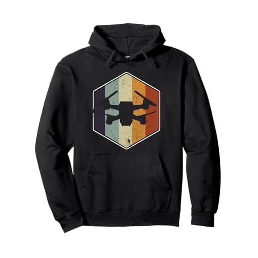 Vintage Quadcopter FPV RPV Drone Racer Pilot Pullover Hoodie