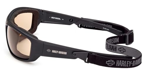 Harley-Davidson Blaze Ace Light-Adjusting Amber Riding Sunglasses, W/Headstrap2