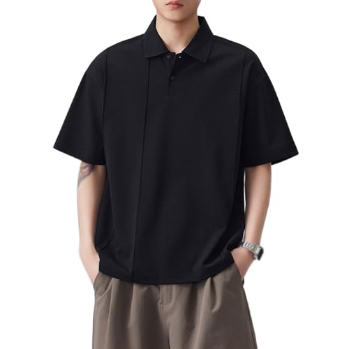 Chemise d'été ample manches courtes homme unie contre la chaleur estivale