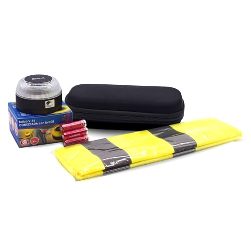 Baliza V16 geolocalizable + chaleco homologado