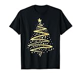 Golden Christmas Tree Holiday Themed Gift