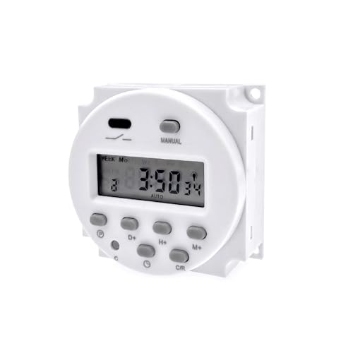 JZK Timer digitale programmabile LCD di potenza interruttore relè ingresso DC 12V Uscita 200-250V AC 16 Amp Single Pole Single Throw Timer CN101A