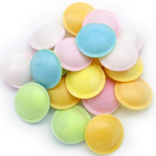 Flying Saucer Sweets 100g Retro Vegan Candy in Resealable Grip-Lock Bag Assorted Apple Strawberry Orange Lemon Flavours Gluten-Free Pick & Mix for Parties Gifts Sharing Sour UFO Treats