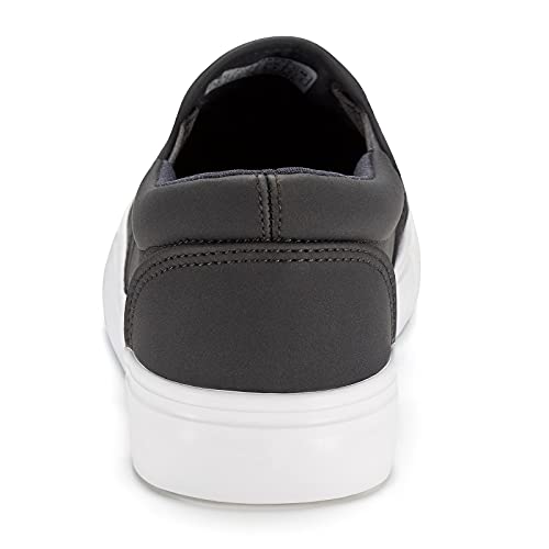 Jenn Ardor Slip On Shoes For Women Low Top Canvas Sneakers Flats Comfortable Walking Casual Shoes Black #TOP3