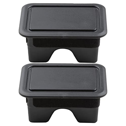 2Pcs Truck Bed Rail Caps, Stake Pocket Covers Compatible With Dodge Ram 2019 2020 2021 2022 Bed Rail Hole Plugs #TOP2