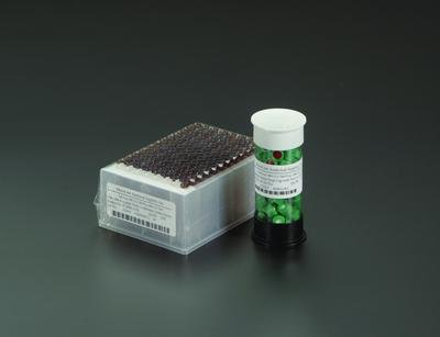 07-8070B1200 - Plate with Glass Inserts and Blue Caps - LPlate with Inserts Installed and Blue Snap Caps, MicroLiter - Each