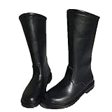 [イノヤシューズ] メンズ ブーツ ウエスタンブーツロングブーツ ブラウン YI プレーンジョッキーブーツ 乗馬ブーツ 革ブーツ 黒 ジッパー ジップ ファスナー付き 劇団衣装 スタジオ衣装 28.5cm 26.0cm 舞台衣装 軍服系 コスプレ靴
