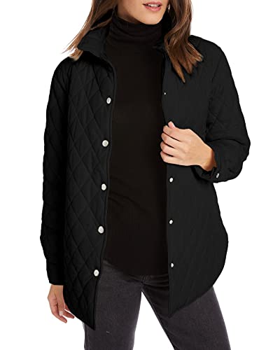 Grlasen Women's Lightweight Quilted Jacket in Black – Cozy, Chic, and Perfect for Any Occasion! - Image 3