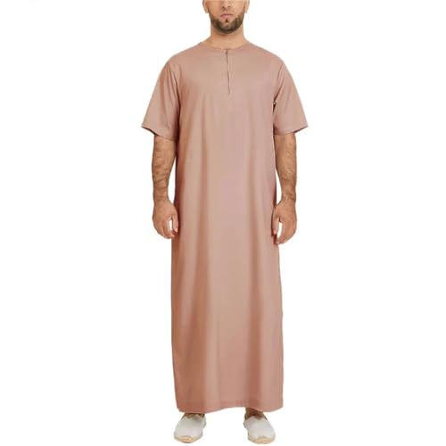 Zadaos Men's Muslim Jubba Thobe Vintage Long Sleeve Robes Abaya Male Islamic Arabic Kaftan2