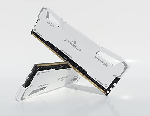 Timetec Pinnacle Konduit 16GB KIT(2x8GB) DDR4 3200MHz PC4-25600 CL16-18-18-38 XMP2.0 Overclocking 1.35V Compatible for AMD and Intel Desktop Gaming PC Memory Module RAM - White — view 8