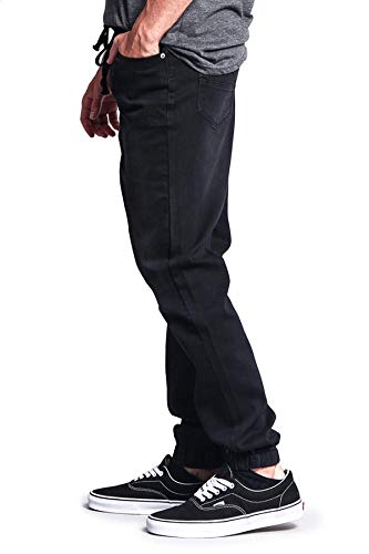 Men's Casual Twill Stretch Jogger Pants2