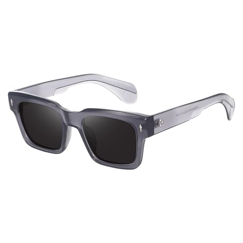 Image of Peter Jones I Zero Power Blue Cut Computer Glasses I Retro Square Shape I Gaming Glasses I UV Protected & Blocks Harmful Rays I Men & Women I Large Square 3804