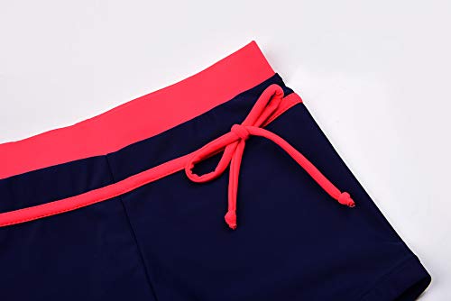 Image of Uhnice Girls Swimsuit Two Piece Tankini Swimwear with Boyshort