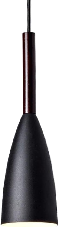 Lustre suspension E27 en fer noir style minimaliste moderne