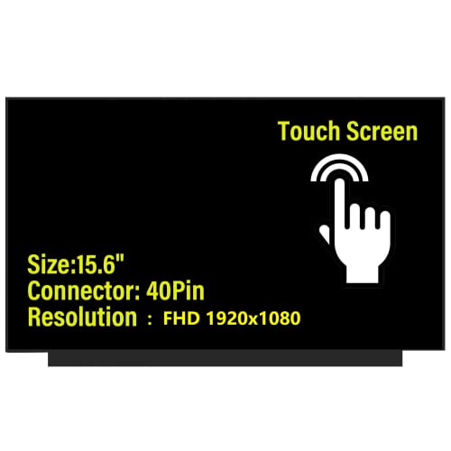 TFTcenter NV156FHM T06, tela LCD de substituição para NV156FHM-T06, tela LCD de 15,6