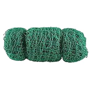 Green_10x100_FEET GEON Bird Net/Anti Bird Net/Pigeon Net/Garden Net/Bird Control Net UV Stabilised HDPE Monofilament Netting Solution with Installation Kit 30 Cable Tie 30 Clip