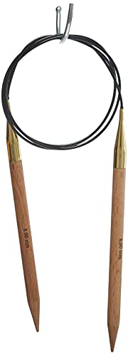 KnitPro - Aghi circolari fissi Basix, 100 cm x 8