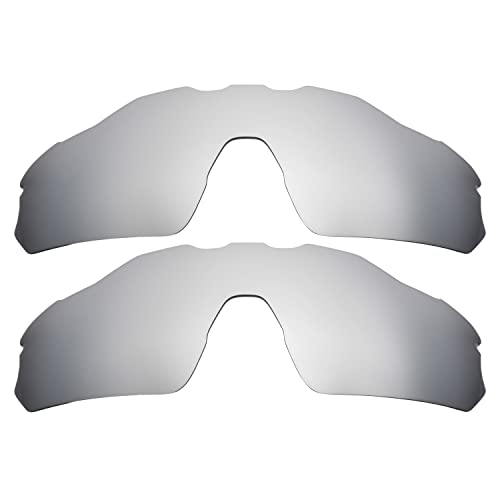 Verres polarisés Oakleys Radar EV Pitch anti éblouissement Titanium Mirror