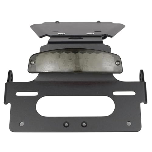 BTCTLPLMKK For Triumph 水冷式 Bonneville T100 T120 用 バイク用ナンバープレートホルダー リアテールフェンダーエリミネーターキット バイク用 ナンバープレートステー(GRAY Without tail)