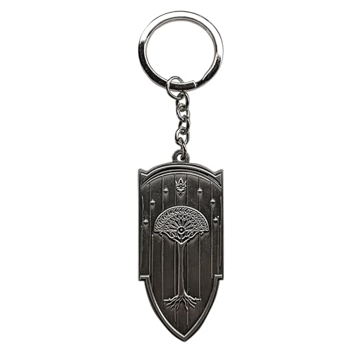 FaNaTtik Porte-clés Gondor Le Seigneur des Anneaux, Argenté., taille unique