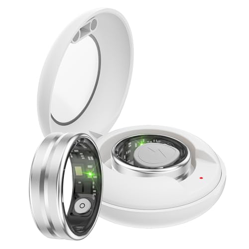 Smart Ring Fitness Tracker – Misst Blutdruck, Puls, Schlaf – Wasserdicht, Für IOS & Android