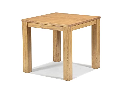 Naturholzmöbel Seidel Esstisch 80x80cm Rio Santo B- Ware Farbton Honig hell Pinie Massivholz geölt und gewachst Holz Tisch Esszimmer Küchentisch Cover