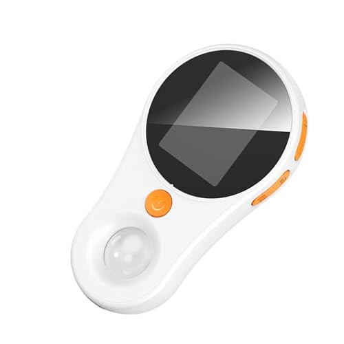 Image of Handheld Digital Microscope Fixed, 500X Pocket Microscope Magnifying Glass, 2MP, 1920x1080P HD, 2.0 Inch Screen, Built in 8 LED Lights, for Kids Adults (White)
