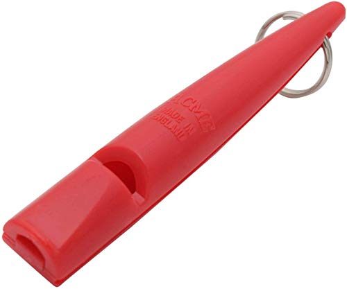 ACME Model 210.5 Plastic Dog Whistle Carmine Red for Dogs - 2 Pack