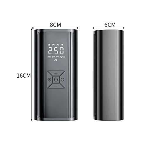 Portable Air Compressor for Car Tires Fast Air Pump Tire Inflator Accurate Pressure Digital Display with LED Power Bank Function for Car Motorcycle Ball Kids Toys4