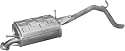POLMO 25.57 Endschalldämpfer Kompatibel mit SUZUKI Wagon R+ Schrägheck MM 1430080G00