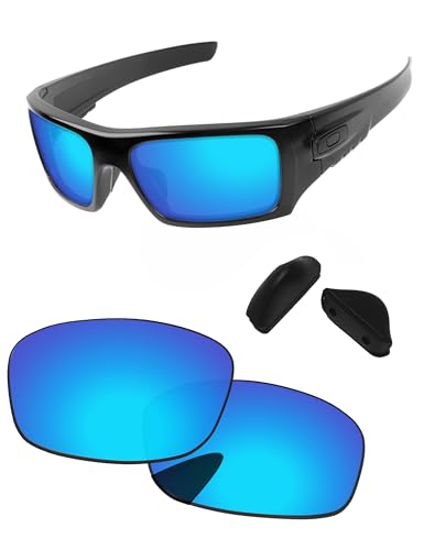 Image of Replacement Lenses & Nosepads for Oakley Si Ballistic Det Cord OO9253 61mm - Precision Fit, UV & Impact Resistant