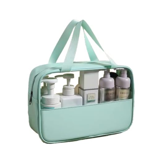 Neceser De Viaje Impermeable, Llevalo En La Maleta Y A La Playa. Neceser De Mujer con La Parte Superior Transparente, Ten Controlados Siempre Todos Tus Cosmeticos Y Tu Maquillaje.