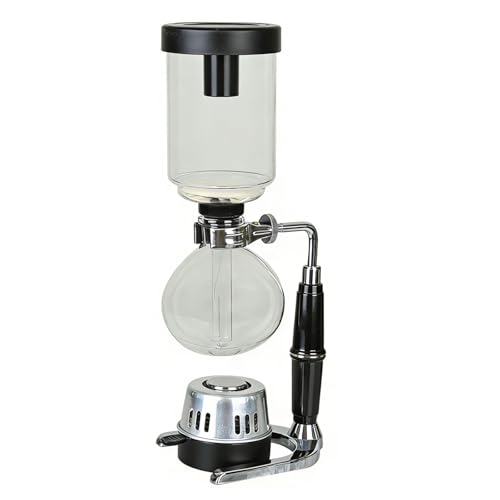 Cafetera de Sifón Manual con Quemador de Alcohol 4 tazas