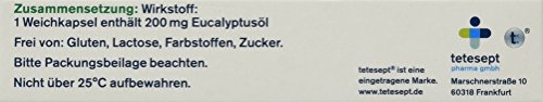 Tetesept Eukalyptusöl Kapseln für Nase und Kopf, 20 Stück