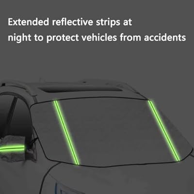 car windscreen Cover Compatible with Ford Escort mk1 1970,Snow Windshield Cover car Screen Cover for ice,car Sunscreen windscreen(Silver)