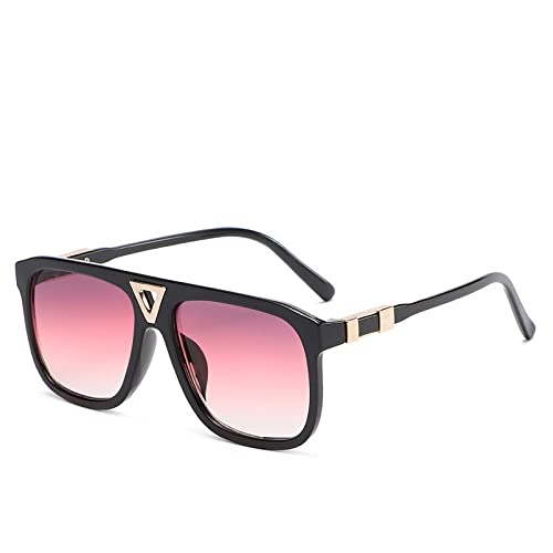 Lunettes de soleil carrées vintage pour femmes et hommes