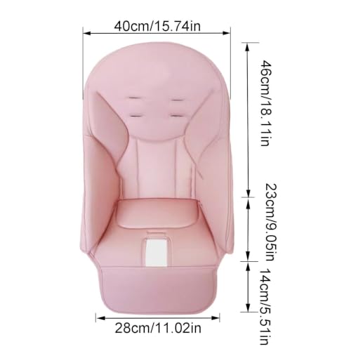 Cojín para silla de comedor infantil en cuero PU impermeable 4
