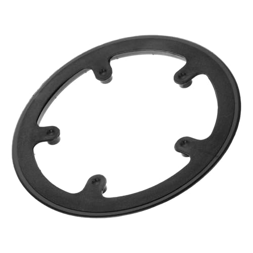 Cubierta de cadena protector de plato de bicicleta 40T negro multifuncional 6