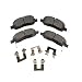 ACDelco 171-0954 GM Original Equipment Rear Disc Brake Pad Kit with Brake Pads and Clips