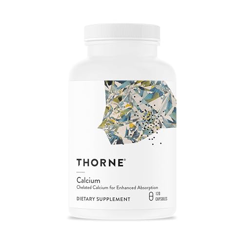 THORNE - Calcium - (Formerly DiCalcium Malate) - Chelated Calcium for Enhanced Absorption with DimaCal for Bone Density Support* - 120 Capsules
