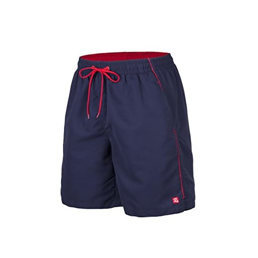 Zagano Adam Lipski Herren Badeshort, 5106, Black, Gr. 6XL 9 Zagano Badehose, Herren Badeshorts, Boardshorts für Männer mit Kordelzug, Badehose, Sporthose, Shorts S-6XL, Dunkelblau hergestellt in der EU