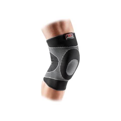 Mcdavid Knee Sleeve Elastic with Gel Buttress, Black, Large, 5125R-BK-L Cover