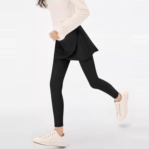 Girls Leggings with Skirt Elastic Waist Pleated Tennies Skirted Leggings Workout Active Yoga Golf Skorts Size 10-124