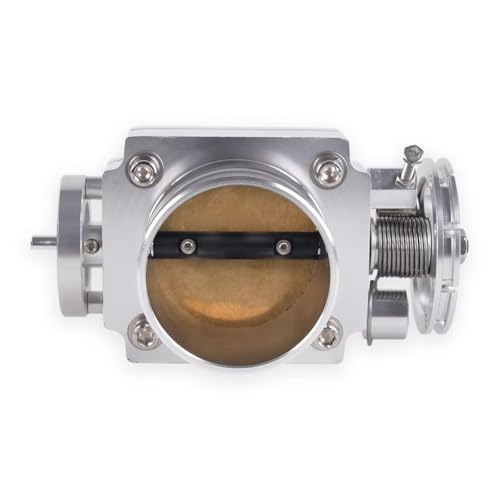 Cuerpo del acelerador de aleación de aluminio CNC plata de 2,75 pulgadas