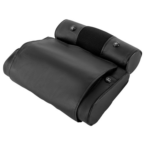 Almohada de masaje eléctrica, masajeador de cuello con calor, masajeador de cuello y espalda a 40 ℃, cojín de masaje eléctrico con cabezales de masaje 3D y 3 velocidades