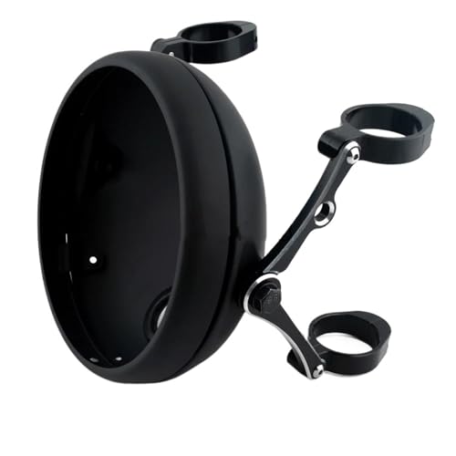 Kit de Phare Moto Harley Tout-Terrain LED 7 Pouces avec Support CNC